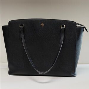 Tory Burch Elegant Black Tote Bag